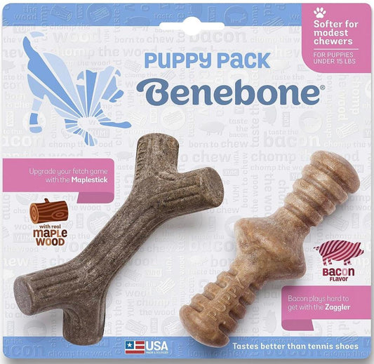 Puppy 2 Pack - Maple and Bacon from Benebone