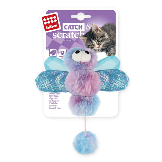 GiGwi Catch & Scratch – Ice Cream Dragonfly