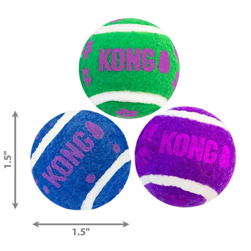 KONG CAT Active Tennis Balls with Bells