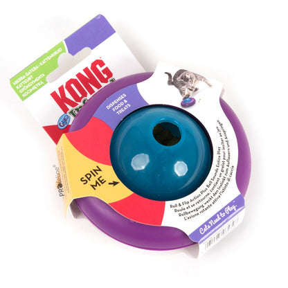 Kong Infused Cat Gyro - Cat Feeder Toy