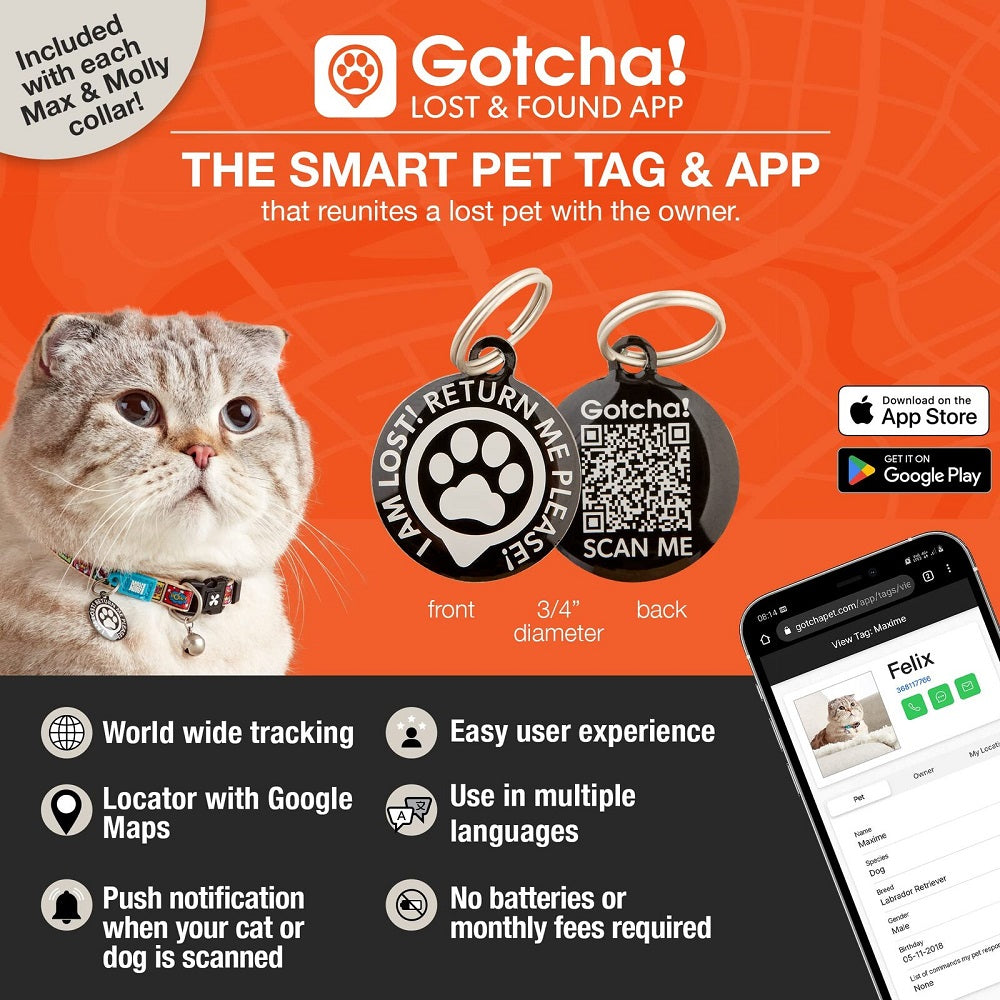 Smart ID Cat Collar - Sailor