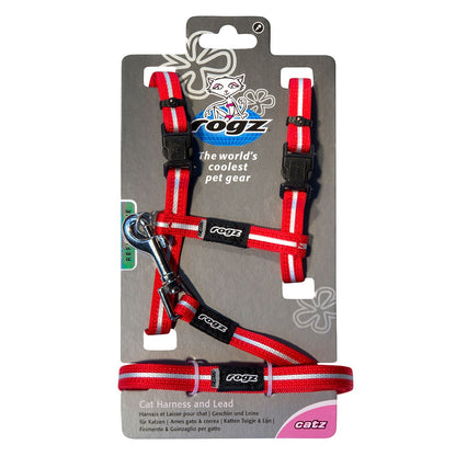 Rogz AlleyCat Leash and Harness Set