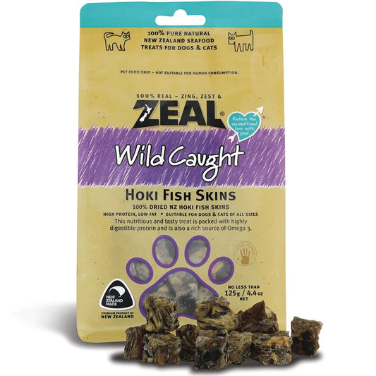 Wild Caught Hoki Skins 125gm